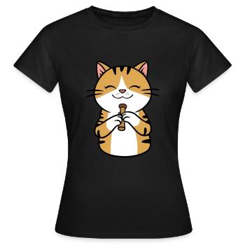 Tin Whistle - Women's T-Shirt - black - Front - AI Model Female 172 dark (172cm)