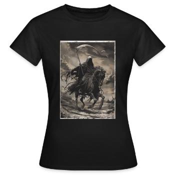 Tod Tarot - Frauen T-Shirt - Schwarz - Vorne - AI Model Female 172 dark (172cm)