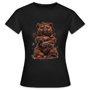 Bär Brownies - Frauen T-Shirt - Schwarz - Vorne - AI Model Female 172 dark (172cm)