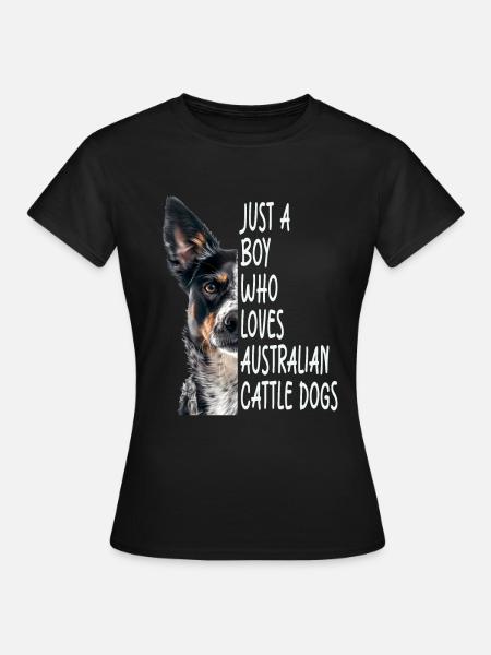 Australischer Treibhund - Frauen T-Shirt - Schwarz
