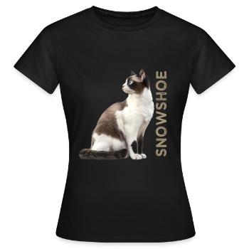 Raquette - T-shirt Femme - noir - Devant - AI Model Female 172 dark (172cm)