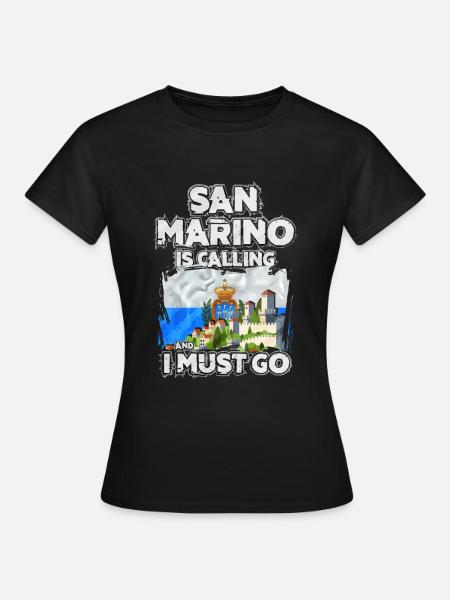 San Marino - Frauen T-Shirt - Schwarz