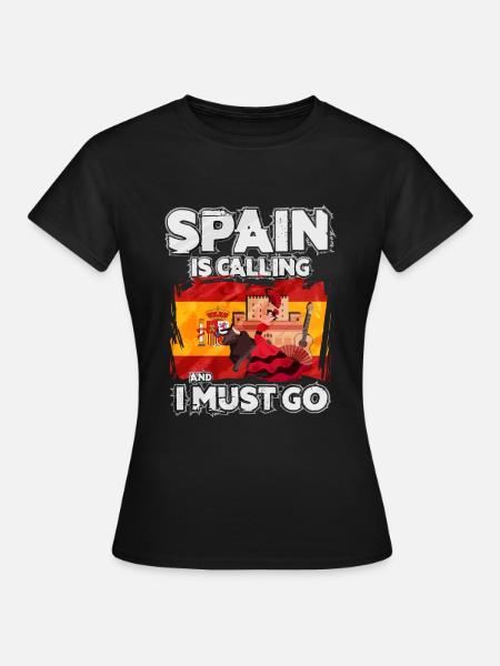 Spanien - Frauen T-Shirt - Schwarz