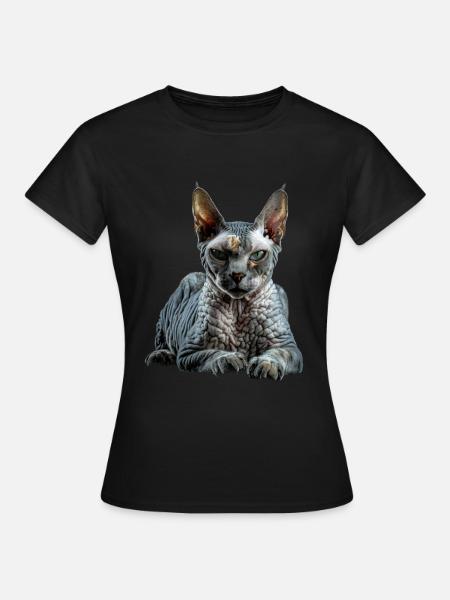 Devon Rex - Frauen T-Shirt - Schwarz