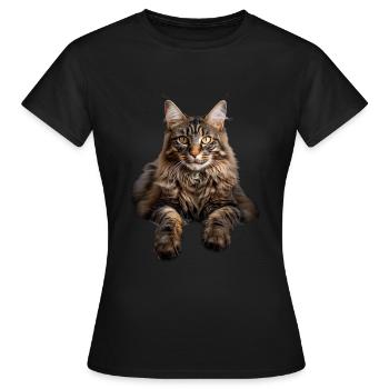 Maine - T-shirt Femme - noir - Devant - AI Model Female 172 dark (172cm)