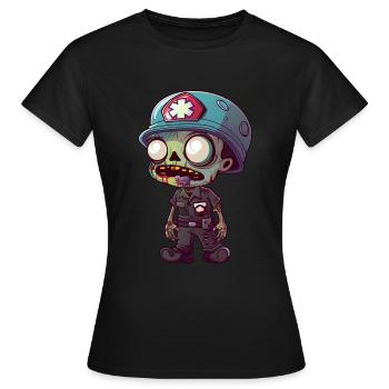 Medic Halloween - Women's T-Shirt - black - Front - AI Model Female 172 dark (172cm)