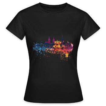 Menden (Sauerland) - Women's T-Shirt - black - Front - AI Model Female 172 dark (172cm)