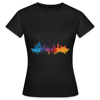 Lande-de-la-Murmure - T-shirt Femme - noir - Devant - AI Model Female 172 dark (172cm)