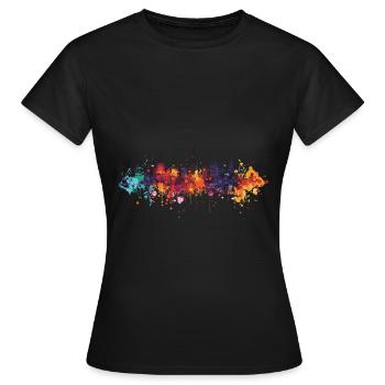 Neustadt am Rübenberge - T-shirt Femme - noir - Devant - AI Model Female 172 dark (172cm)