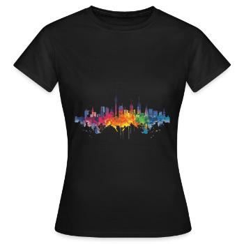 Nord - T-shirt Femme - noir - Devant - AI Model Female 172 dark (172cm)