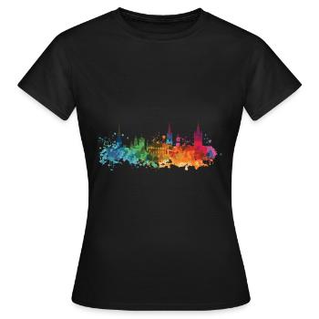 Win - Women's T-Shirt - black - Front - AI Model Female 172 dark (172cm)