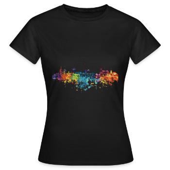 Verden (Aller) - T-shirt Femme - noir - Devant - AI Model Female 172 dark (172cm)