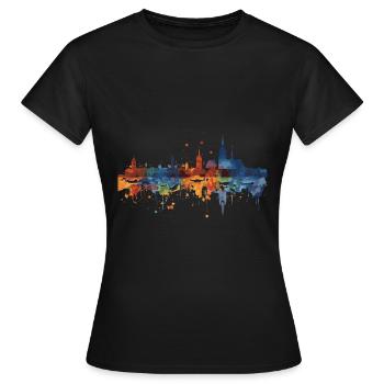 Weil am Rhein - Frauen T-Shirt - Schwarz - Vorne - AI Model Female 172 dark (172cm)