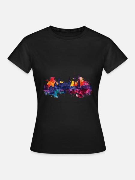 Bornheim - Frauen T-Shirt - Schwarz