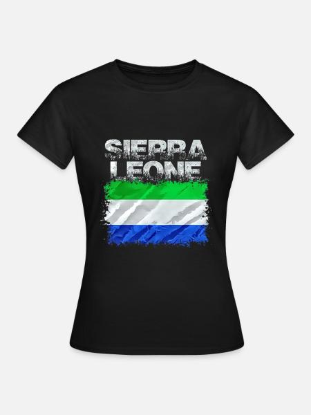 Sierra Leone - Frauen T-Shirt - Schwarz