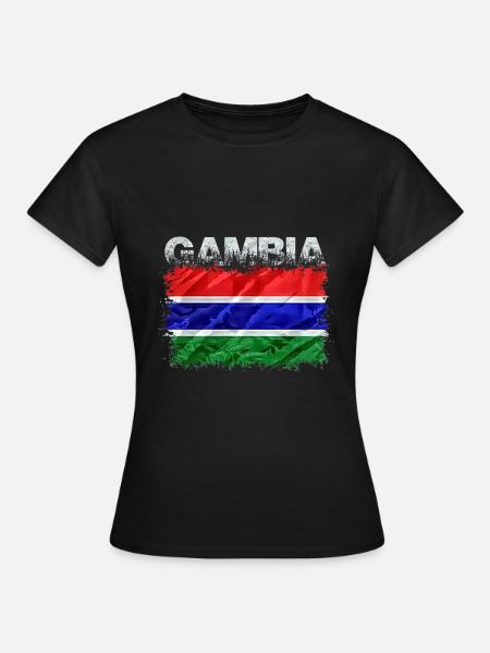 Gambia - Frauen T-Shirt - Schwarz