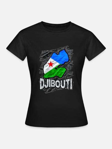 Djibouti - T-shirt Femme - noir