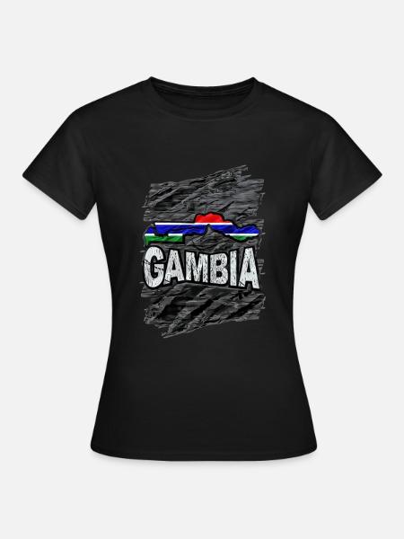 Gambia - Frauen T-Shirt - Schwarz
