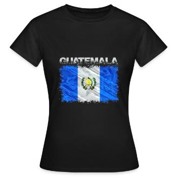 Guatemala - Frauen T-Shirt - Schwarz - Vorne - AI Model Female 172 dark (172cm)