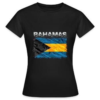 Bahamas - T-shirt Femme - noir - Devant - AI Model Female 172 dark (172cm)
