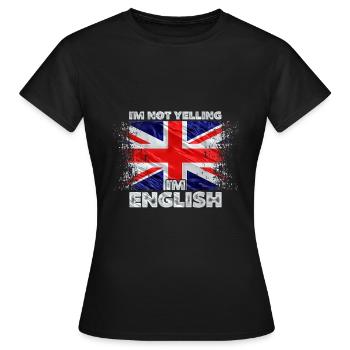 Great Britain - Women's T-Shirt - black - Front - AI Model Female 172 dark (172cm)