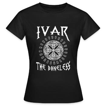Ivar The Boneless Valhalla Wikinger Des Nordens - Frauen T-Shirt - Schwarz - Vorne - AI Model Female 172 dark (172cm)