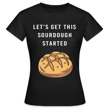 Baker Baker Baking - Women's T-Shirt - black - Front - AI Model Female 172 dark (172cm)