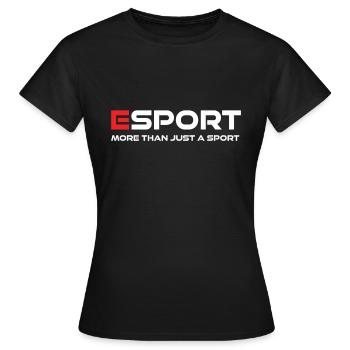 Esport Online Gaming Gamer - Women's T-Shirt - black - Front - AI Model Female 172 dark (172cm)