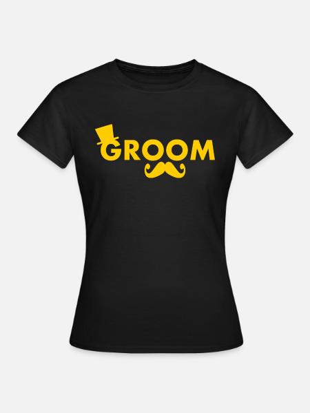 Groom - Frauen T-Shirt - Schwarz