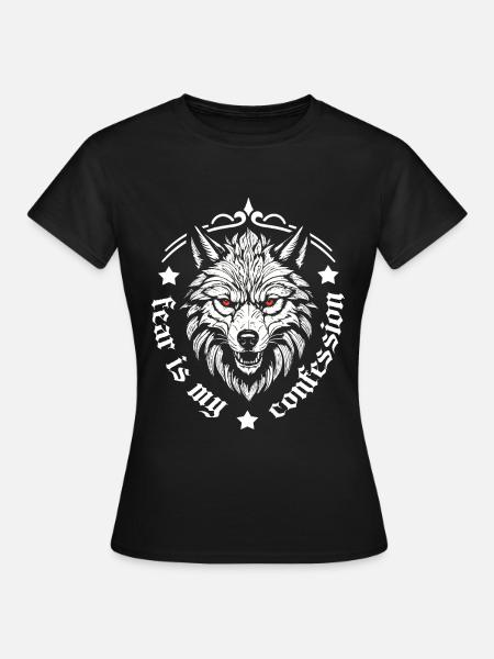 Fear - Frauen T-Shirt - Schwarz