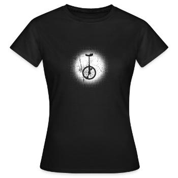 Monocycle monocycle - T-shirt Femme - noir - Devant - AI Model Female 172 dark (172cm)