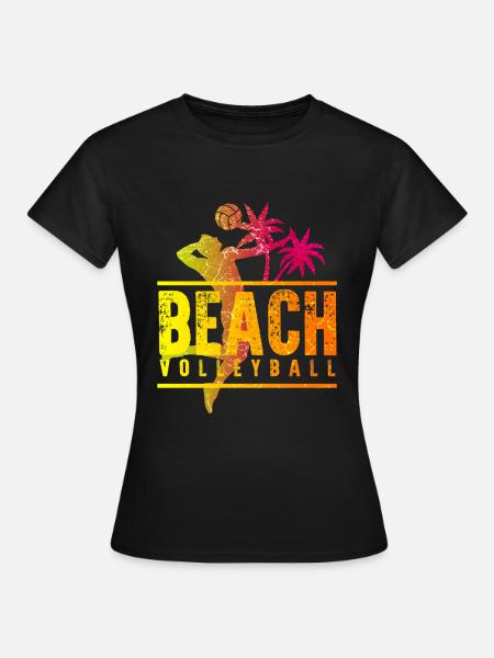 Beach-volley - T-shirt Femme - noir