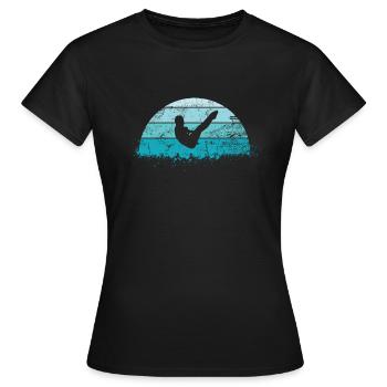 Sprungbrett Turmspringen - Frauen T-Shirt - Schwarz - Vorne - AI Model Female 172 dark (172cm)