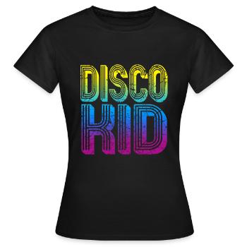 Disco kid - Women's T-Shirt - black - Front - AI Model Female 172 dark (172cm)