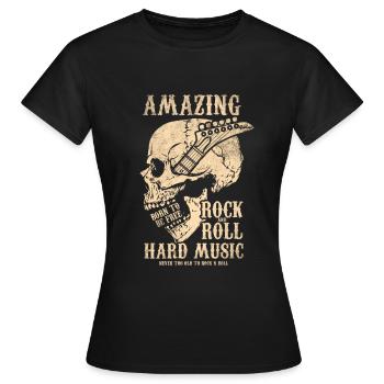Rock 'n' Roll - Women's T-Shirt - black - Front - AI Model Female 172 dark (172cm)