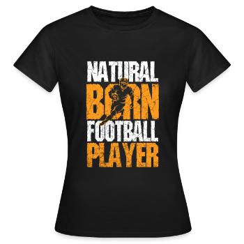 Football américain - T-shirt Femme - noir - Devant - AI Model Female 172 dark (172cm)