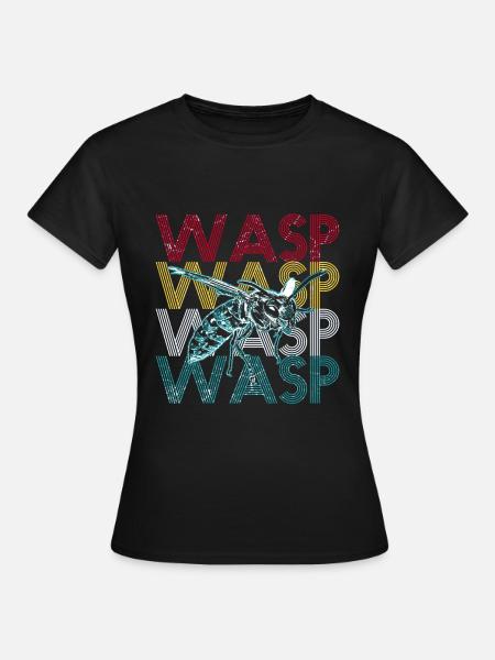 Wespe - Frauen T-Shirt - Schwarz