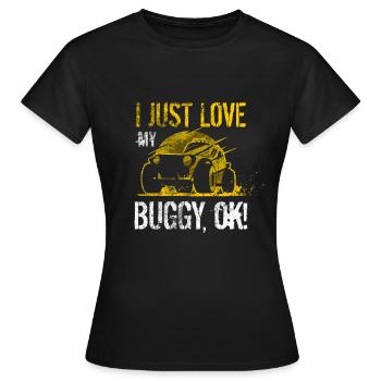 Geländewagen Buggy Off-Road - Frauen T-Shirt - Schwarz - Vorne - AI Model Female 172 dark (172cm)