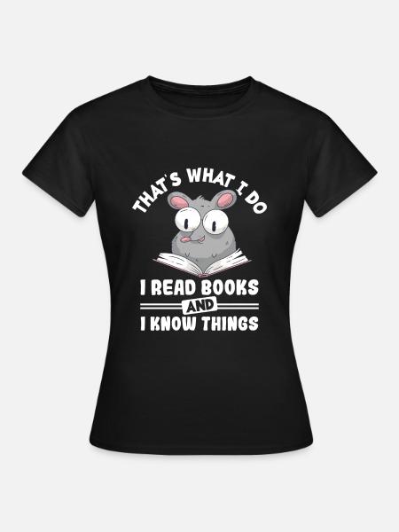 Lesen Leser - Frauen T-Shirt - Schwarz