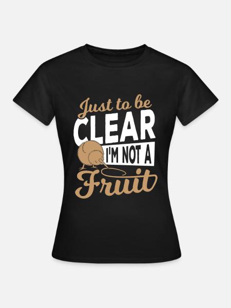 Laufvogel Kiwi - Frauen T-Shirt - Schwarz