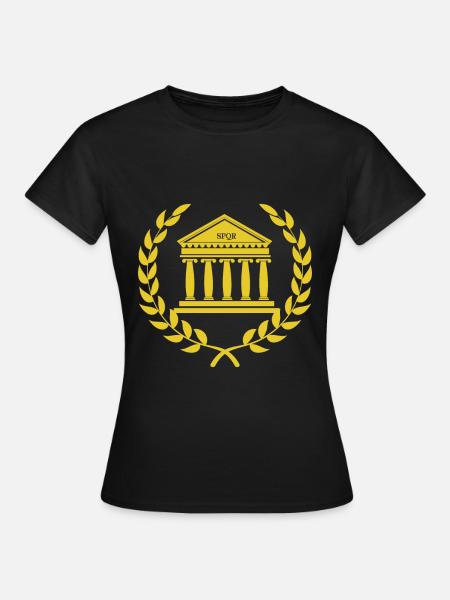 SPQR - Frauen T-Shirt - Schwarz