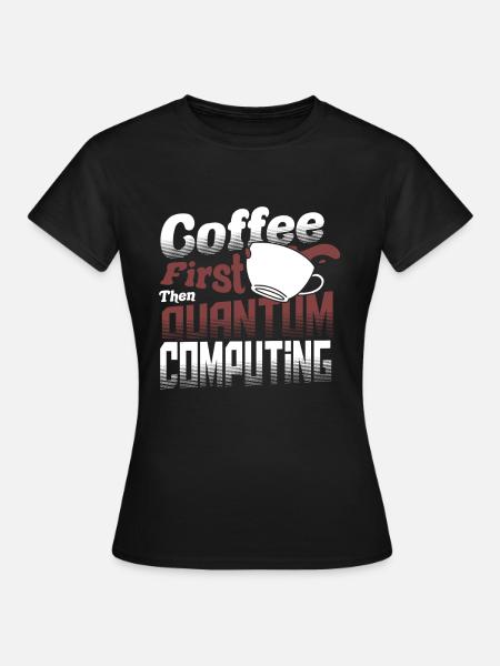 Kwantum Informatica - Vrouwen T-shirt - zwart