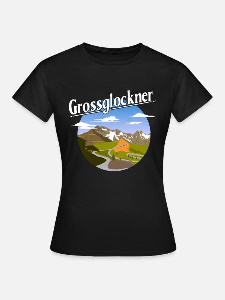 Grossglockner - Frauen T-Shirt - Schwarz