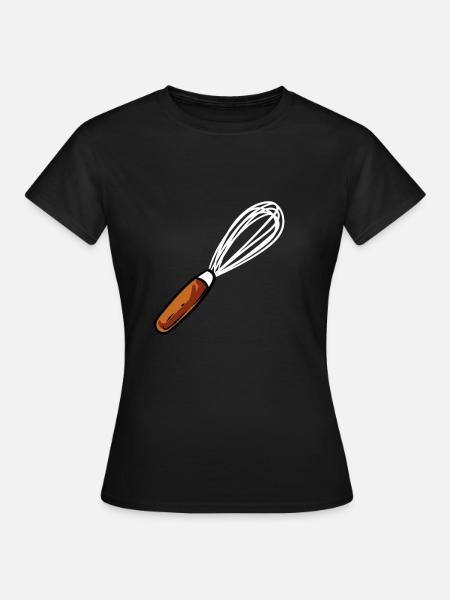 Schneebesen - Frauen T-Shirt - Schwarz