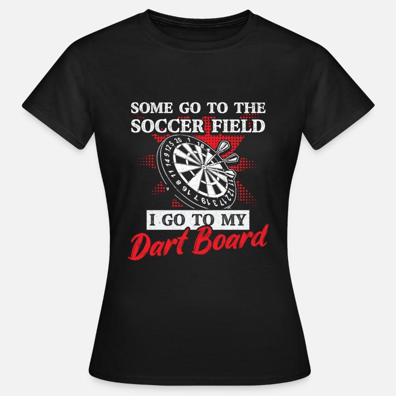 Jeu de fléchettes Jeu de fléchettes Joueur de fléchettes - T-shirt Femme - noir