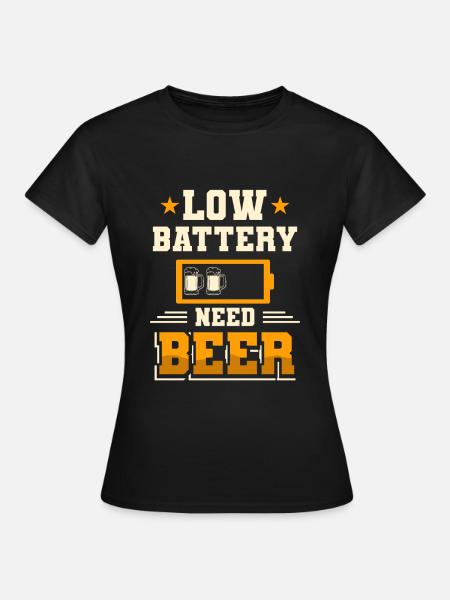 IPA Bier Biertrinker - Frauen T-Shirt - Schwarz