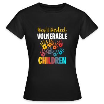 Travail de reconnaissance Bénévoles sociaux - T-shirt Femme - noir - Devant - AI Model Female 172 dark (172cm)