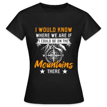 Cartography Geography Map lovers - Women's T-Shirt - black - Front - AI Model Female 172 dark (172cm)