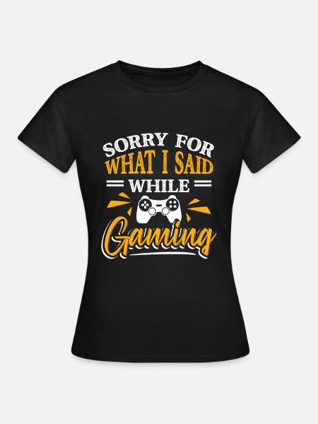 Computerspiele Videospiel Fans Gamer - Frauen T-Shirt - Schwarz