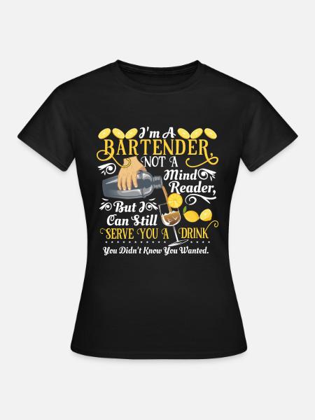 Bartender - Frauen T-Shirt - Schwarz